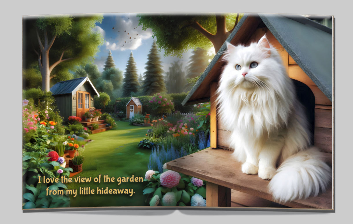 Fluffy-in-the-garden